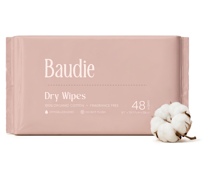 Organic Cotton Dry Wipes